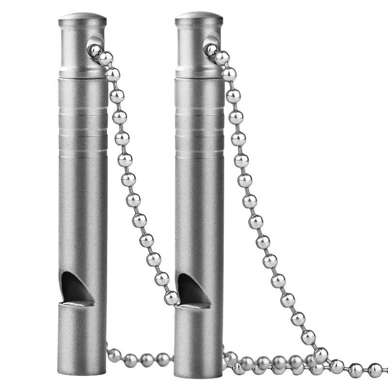 チタン製 ホイッスル 地震 SOS 口笛 大音量 120dB 頑丈 アウトドアE - WH05 - Yolerhome