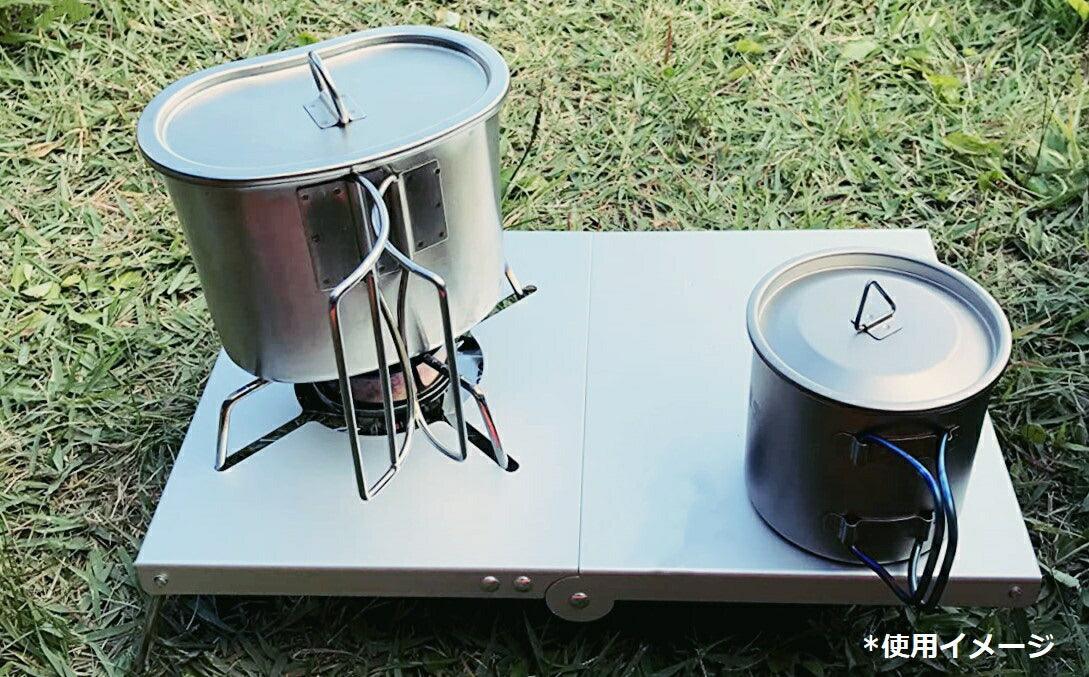 アルミ遮熱テーブル シングルバーナー用 四色 ST310 - Yolerhome