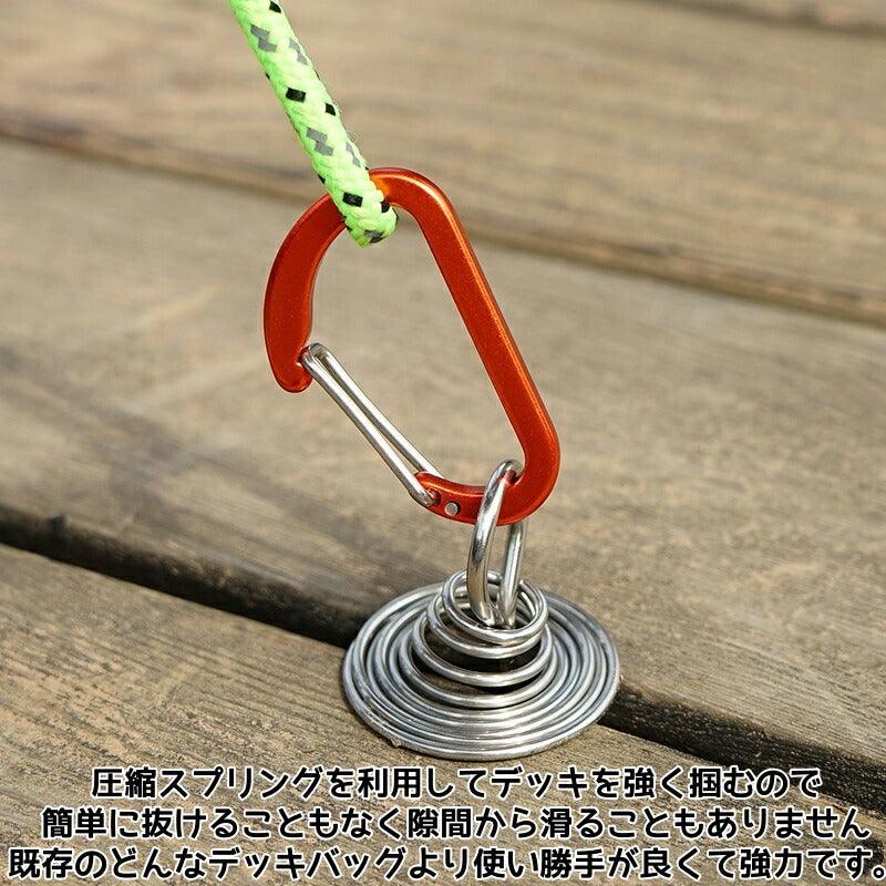 アンカーペグ ウッドデッキ ペグ デッキペグ 自在金具 キャンプ テントTPEG - OCT - Yolerhome