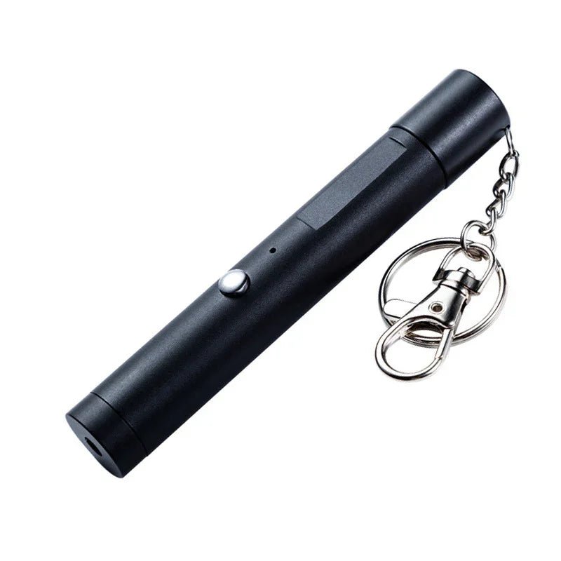 キーホルダーusb充電式レーザーポインターカラス撃退用 緑色・赤色選択可能 - Yolerhome