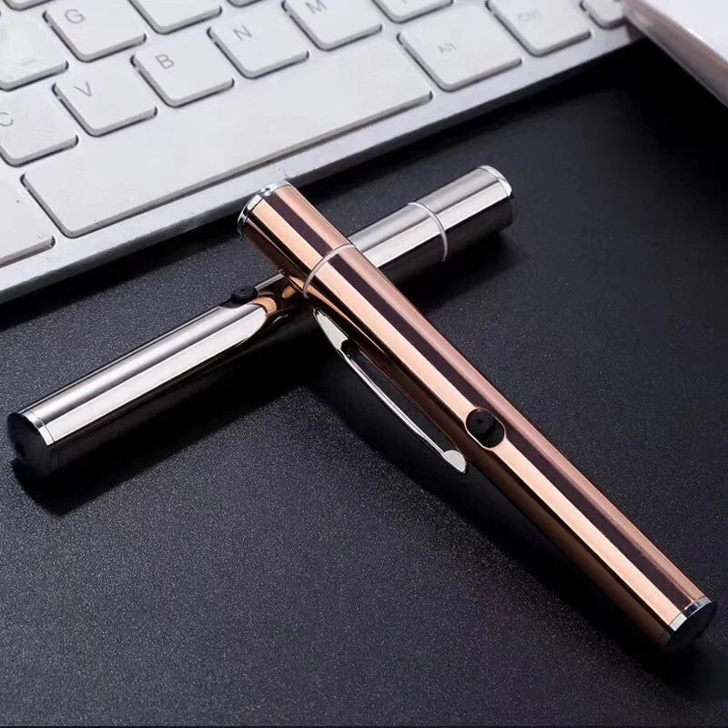 高出力赤レーザー搭載 教育用 ポインター 懐中電灯 多機能 USB充電 赤外線モード付 講義 アウトドア 点検 照明 暗所でもはっきりと赤点を照らす 長時間使用可能 - Yolerhome