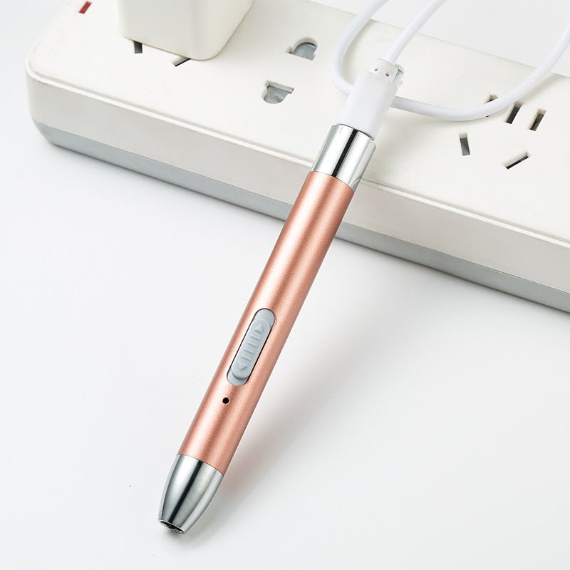 USB充電式発光耳かき 耳掃除イヤークリーナー 黄光&白光LEDダブル光源搭載 子供・赤ちゃん用安全設計 耳垢除去 採耳神器 - Yolerhome