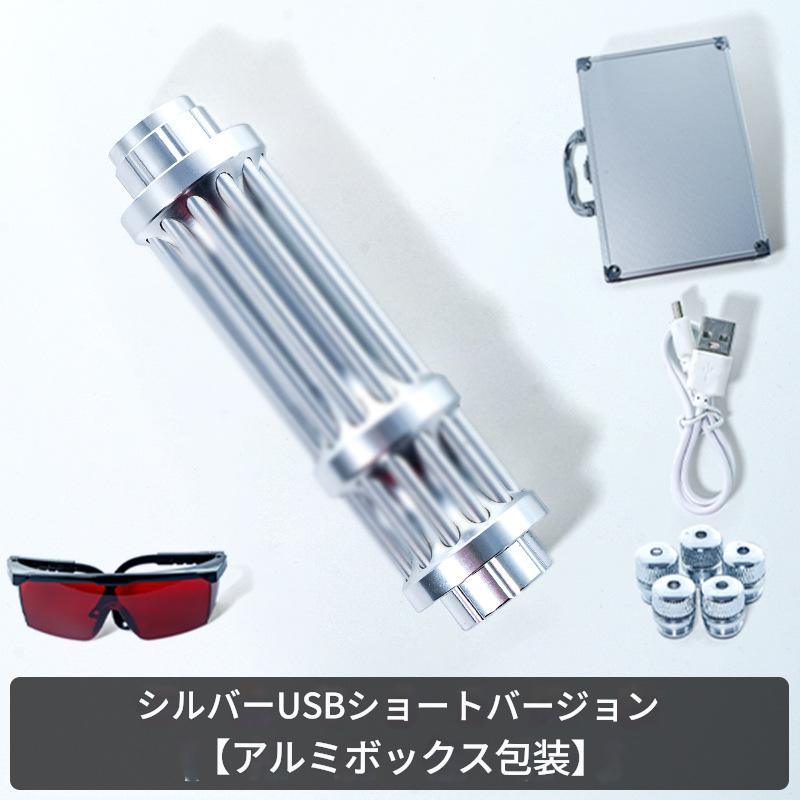 超高出力usb接続 ブルーusbレーザーポインター 改良版2000mw USB充電式レーザーポインター 5in1 ブルーレーザー 超高出力レーザーポインター カラス撃退 マッチやタバコに簡単に火をつける - Yolerhome