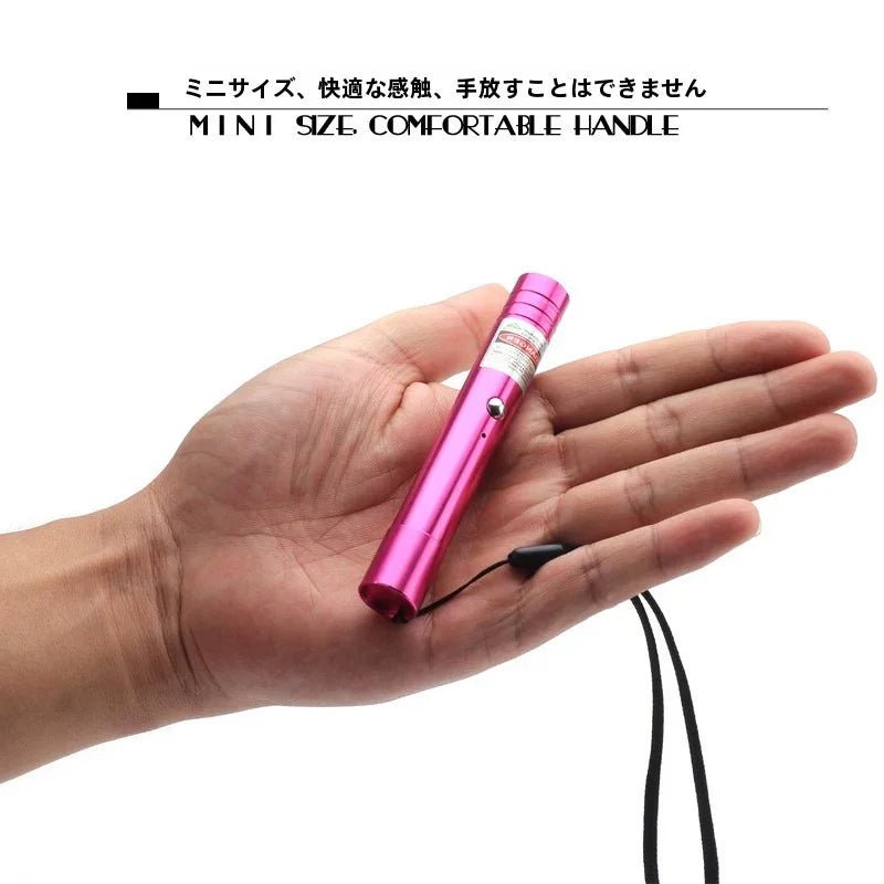 USB充電式レーザーポインター（赤・緑光）USB直挿し充電対応 高輝度単点レーザーライト ミニ懐中電灯付き - Yolerhome