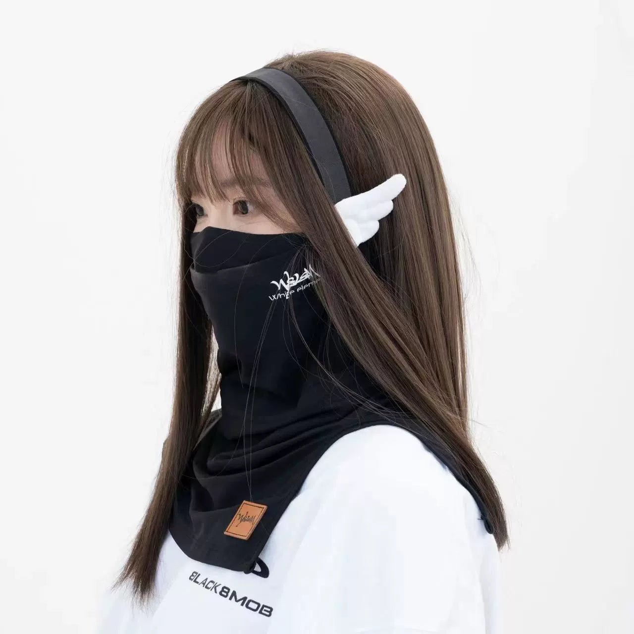 【防風・防寒・UV対策】WELEMオリジナル 小翼デザイン フェイスマスク｜スキー・バイク・アウトドア対応 通気性◎ 男女兼用 - Yolerhome