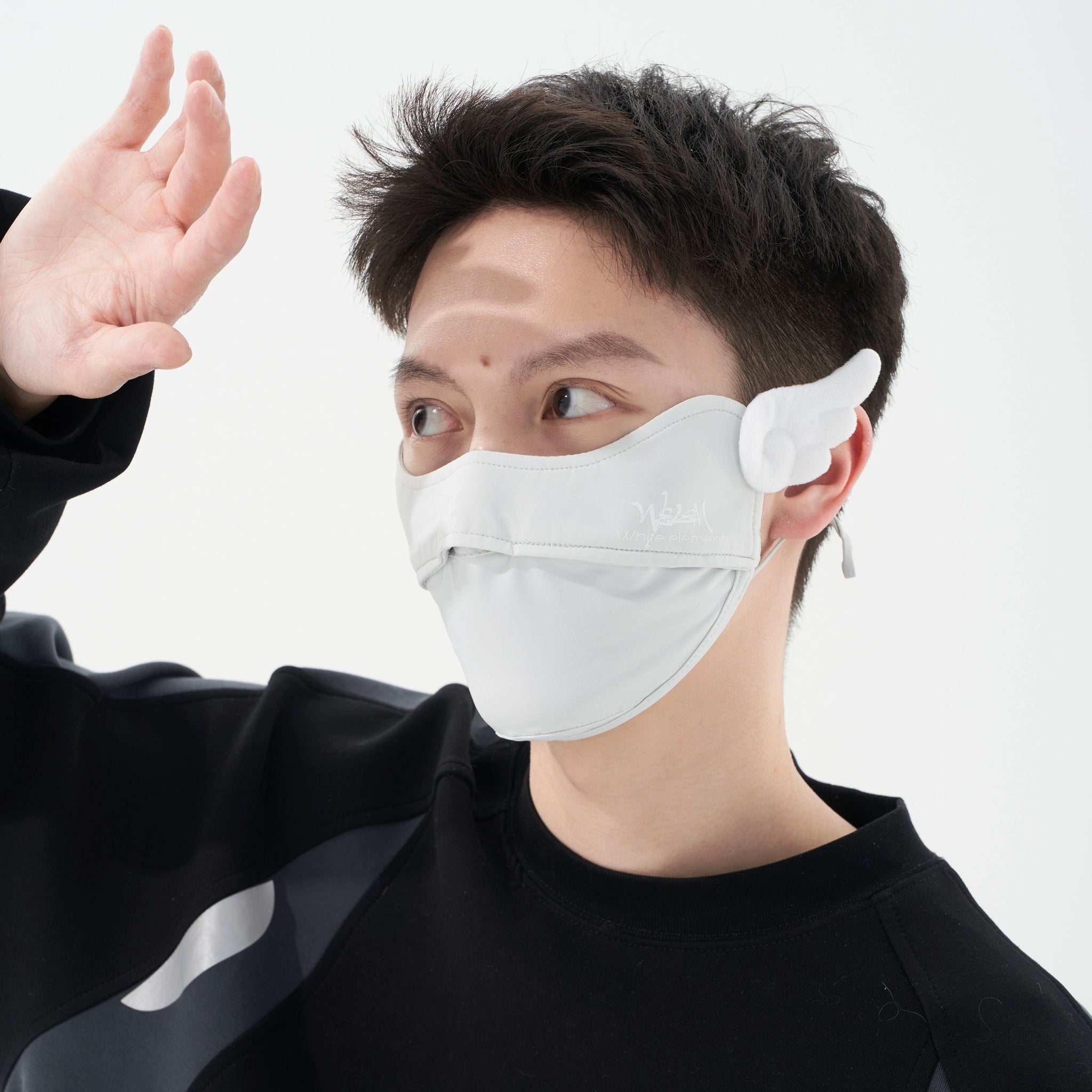 WELEM小翼付きUVカット真絲フェイスマスク｜立体設計｜目元保護｜冷感原糸｜アウトドア・自転車・通勤用 - Yolerhome