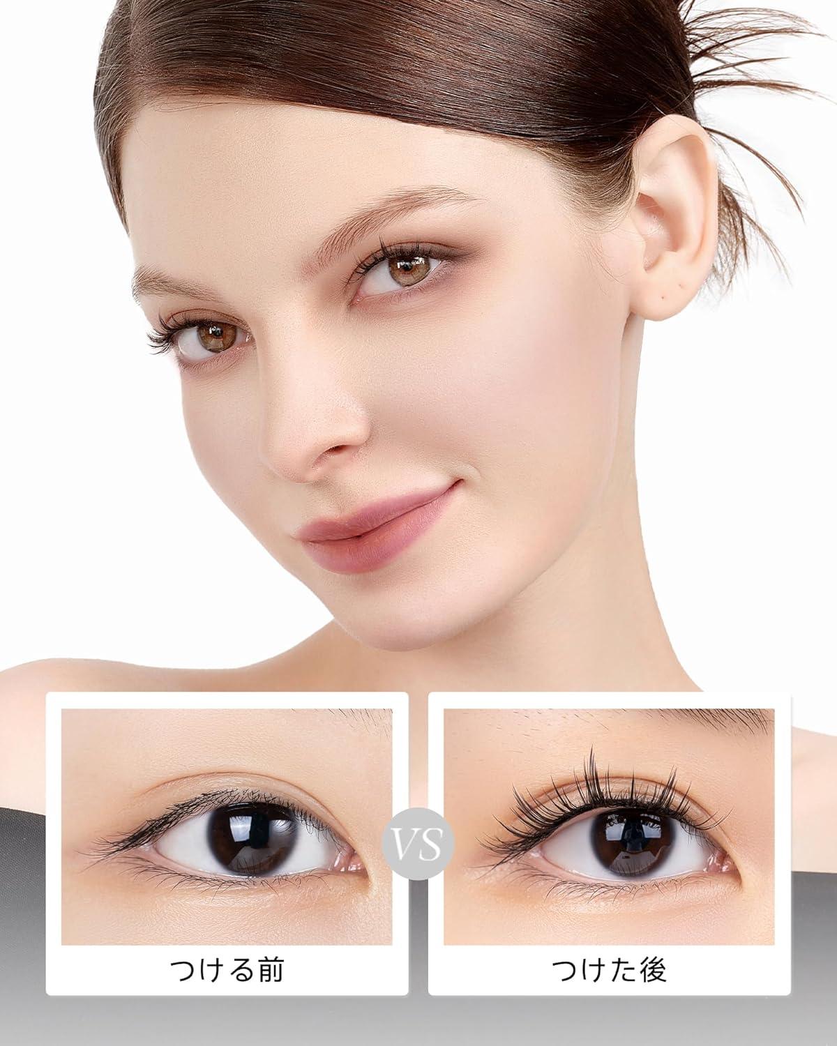 WOSADO マグネットつけまつ毛 一体型 、No.02 ナチュラルブラウン2.0 、磁気 つけまつげ 、接着剤不要、ふんわり、すっぴん感、再利用可能、濃いメイク向き - Yolerhome