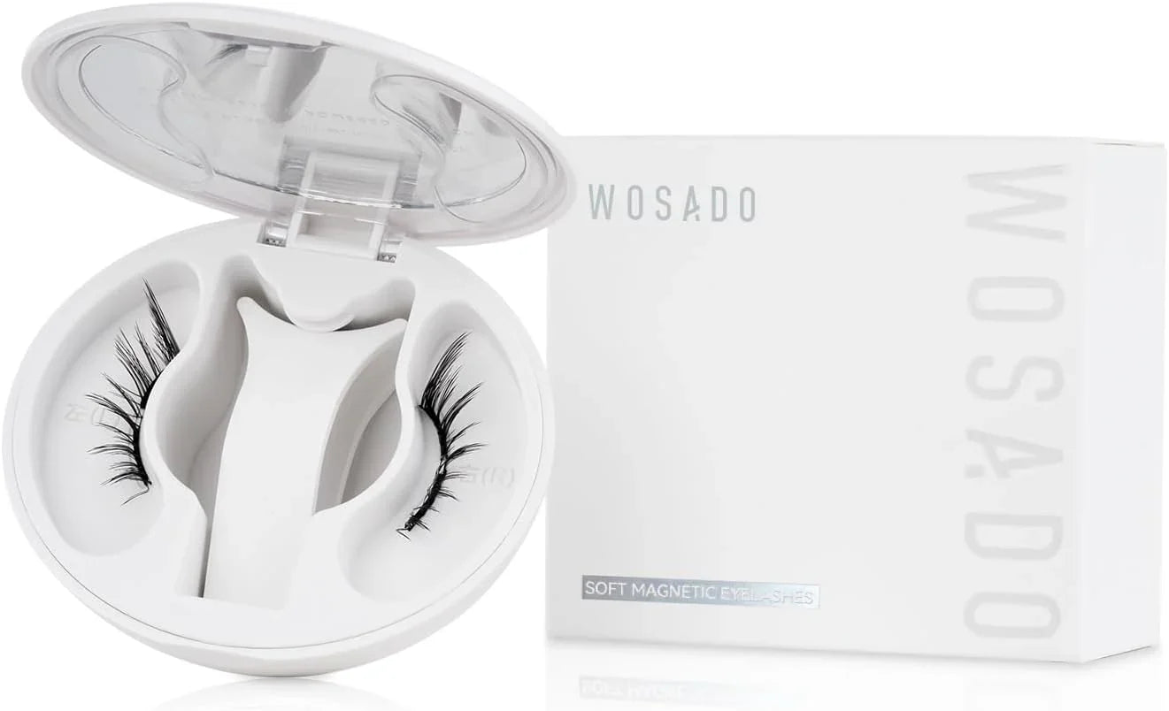 WOSADO マグネットつけまつ毛 一体型 、No.02 ナチュラルブラウン2.0 、磁気 つけまつげ 、接着剤不要、ふんわり、すっぴん感、再利用可能、濃いメイク向き - Yolerhome