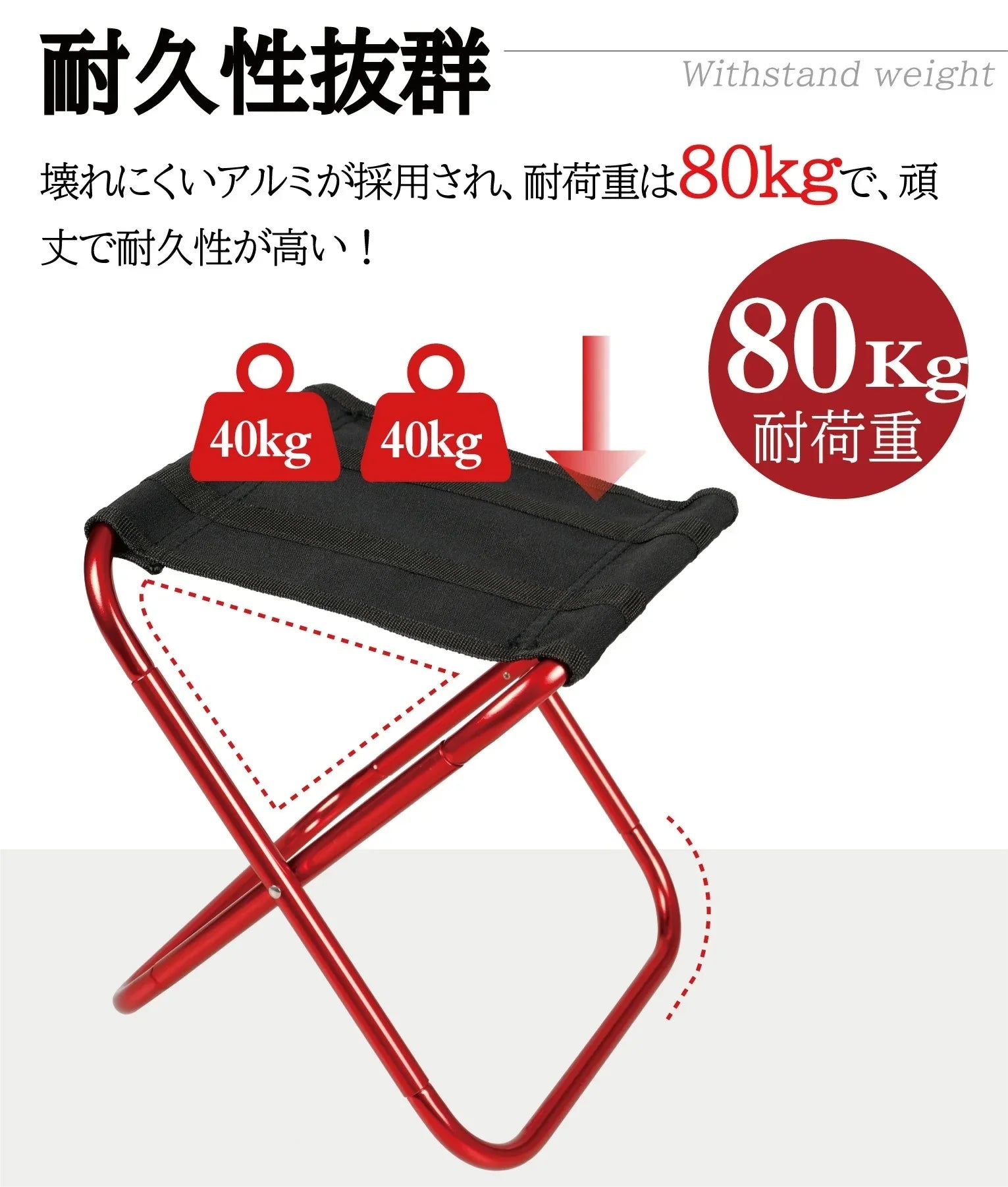 【超軽量＆伸縮式】折りたたみ椅子 アルミ製 ポータブルチェア コンパクト収納 ドライブ・釣り・登山・防災・屋外イベントに最適 軽量レジャーチェア 室内外兼用 - yoler - Yolerhome