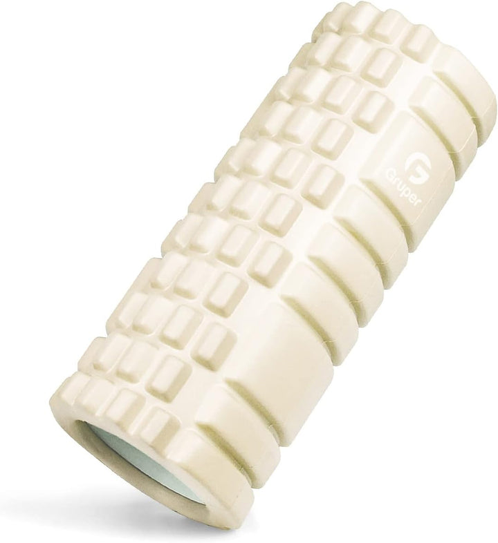 【在宅フィットネス】フォームローラー 筋膜リリース ヨガポール グリッドデザイン ストレッチローラー トレーニング器具 肩こり・腰痛・冷え対策 冬太り予防 収納バッグ付き 男女兼用 - yoler - Yolerhome