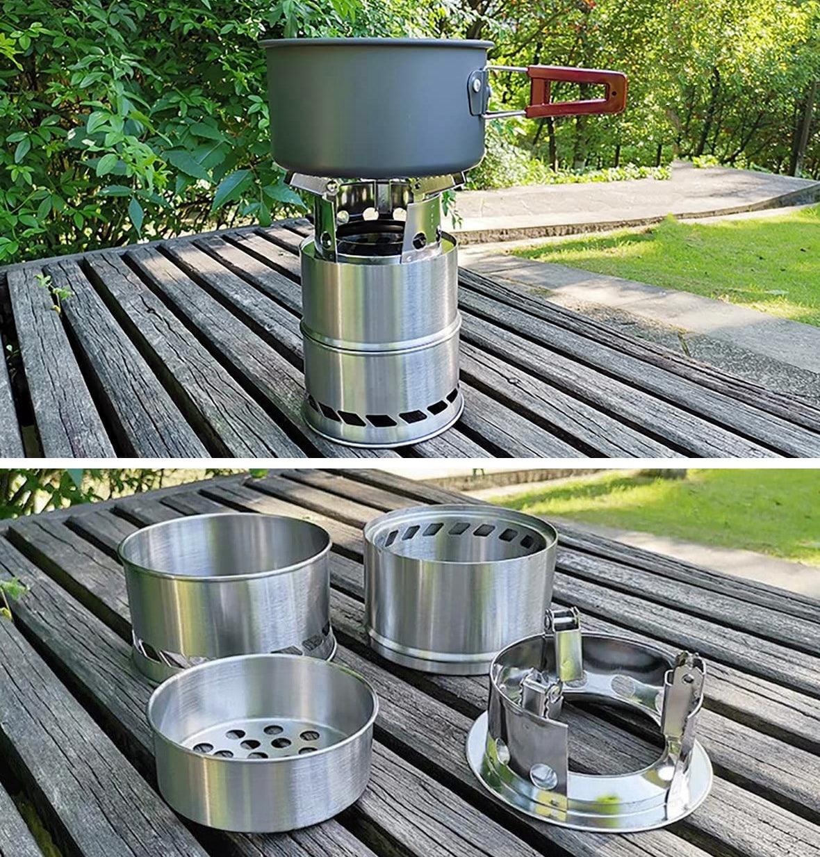 焚き火台 薪ストーブ キャンプ ミニ型 YR - ST005 - Yolerhome