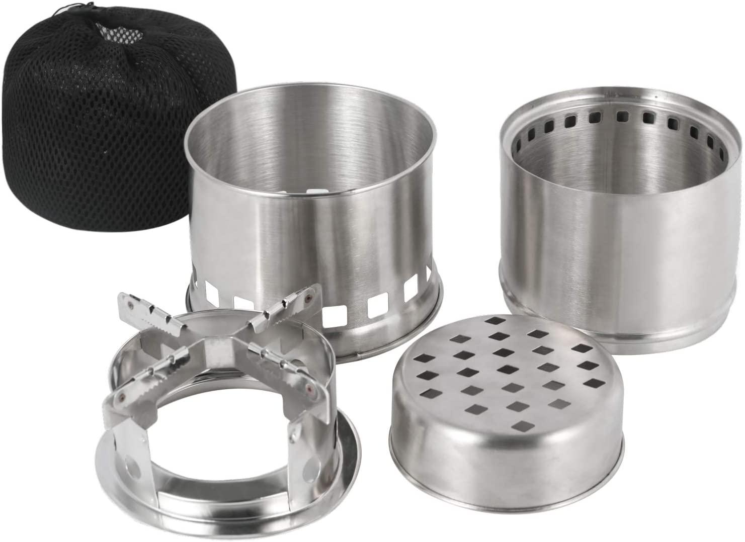 ウッドストーブ 大型 ソロストーブ 二次燃焼 キャンプストーブ 焚火台