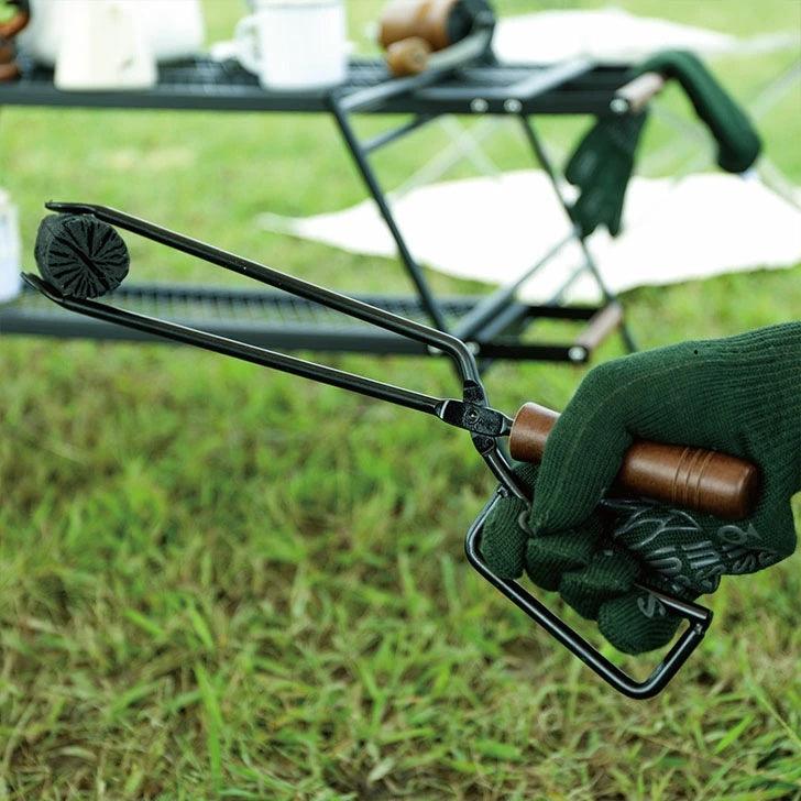 薪ばさみ 炭トング スチール製 FPT01 - Yolerhome