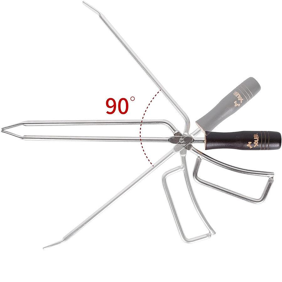 薪ばさみ 炭トング ステンレス製 FPT02 - Yolerhome