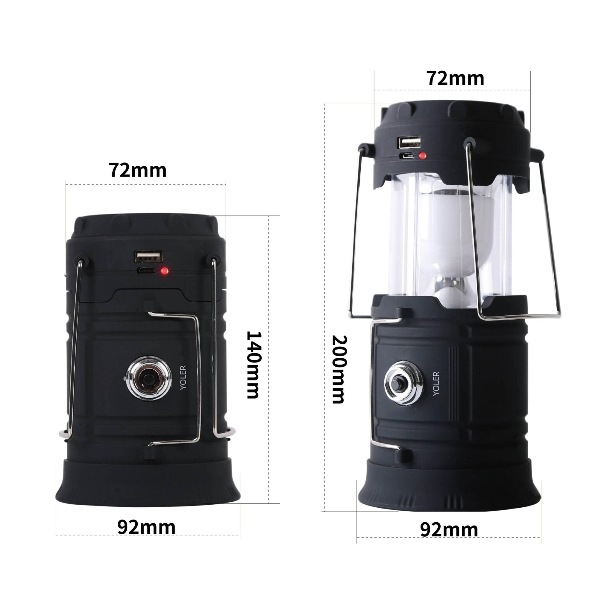 ポータブルLEDランタン YR - LT5803 - Yolerhome